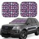 thumbnail image 1 of Balery cute Skull rainbow mushroom Parasol para parabrisas de coche de 2 piezas | Parasol plegable para parabrisas delantero de coche para la mayoría de sedanes-Large, 1 of 6