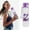 Z, variant on Water Bottle Insulated Tumbler Travel Mug 1L Frosted A-Z Letter Portable Plastic Flask 1 Pack Drinkware, Detachable Carry Strap, Wide Mouth Fill for Fitness Hiking Outdoor Summer Juice Serving