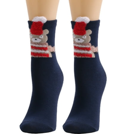 

Chiccall Christmas Holiday Socks Women Girls Funny Crew Socks Cotton Warmer Socks for Family Coworkers Christmas Gifts