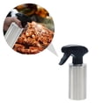 thumbnail image 4 of Botella de spray de aceite 1pc Recipiente de almacenamiento de aceite para cocinar BBQ (Plata), 4 of 5