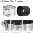 TRAHOOFlexible Pipe Coupling, 7281mm Pipe Connector with Stainless