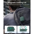 thumbnail image 4 of Funda para AirPods 4 ESR con protección total contra caídas y mosquetón, color verde, 4 of 8