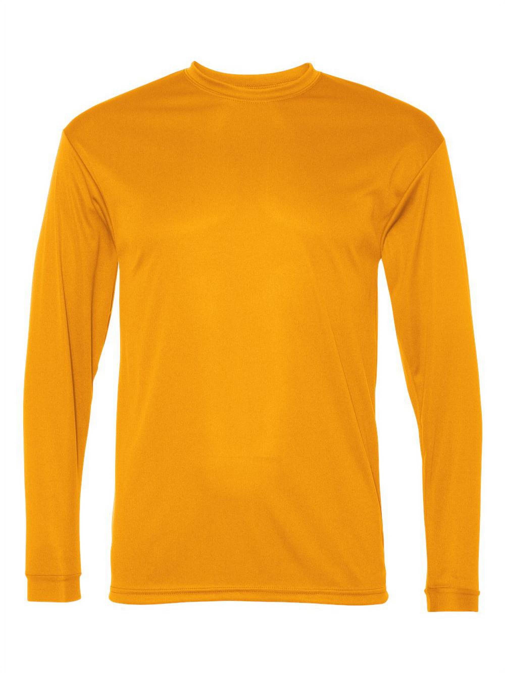 C2 Sport Performance Long Sleeve T-Shirt in Gold L