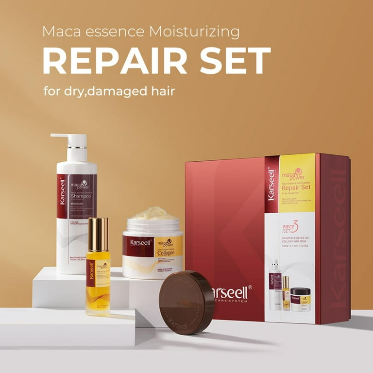 Karseell Collagen Hair Treatment Set, 16.9floz + 16.9floz + 1.69