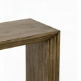 thumbnail image 2 of Modern Paulownia Solid Wood Veneer Console Table for Foyer, Living Room, or Entryway, 2 of 12