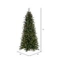thumbnail image 3 of Vickerman 7.5' x 44" Douglas Fir Artificial Slim Christmas Tree with Warm White LED Lights., 3 of 6