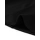 thumbnail image 5 of Vestido de oficina Allegra K sin mangas cuello En V con cinturón lápiz Negro XL, 5 of 6