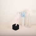 thumbnail image 5 of Unique Bargains Square Mini Ceramic Toothbrush Holder Black 2.20"x2.20"x1.73" Electric Toothbrush Holder for Bathroom, 5 of 8