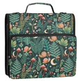 thumbnail image 5 of FORMRS Zipper Binder with Shoulder Strap 2-inch Ring 500 Sheet Capacity File Bag, Green Vibrant Forest Pattern, 5 of 5