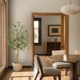 thumbnail image 7 of Kselythan 4FT Artificial Olive Trees，Olive Tree Plants,Faux Olive Tree with Realistic Trunk, Leaves, Fruits for Home Office Decor, 7 of 7