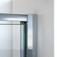 thumbnail image 3 of DreamLine Flex 32 in. D x 60 in. W x 78 3/4 in. H Pivot Shower Door Base and White Wall Kit in Brushed Nickel, 3 of 11