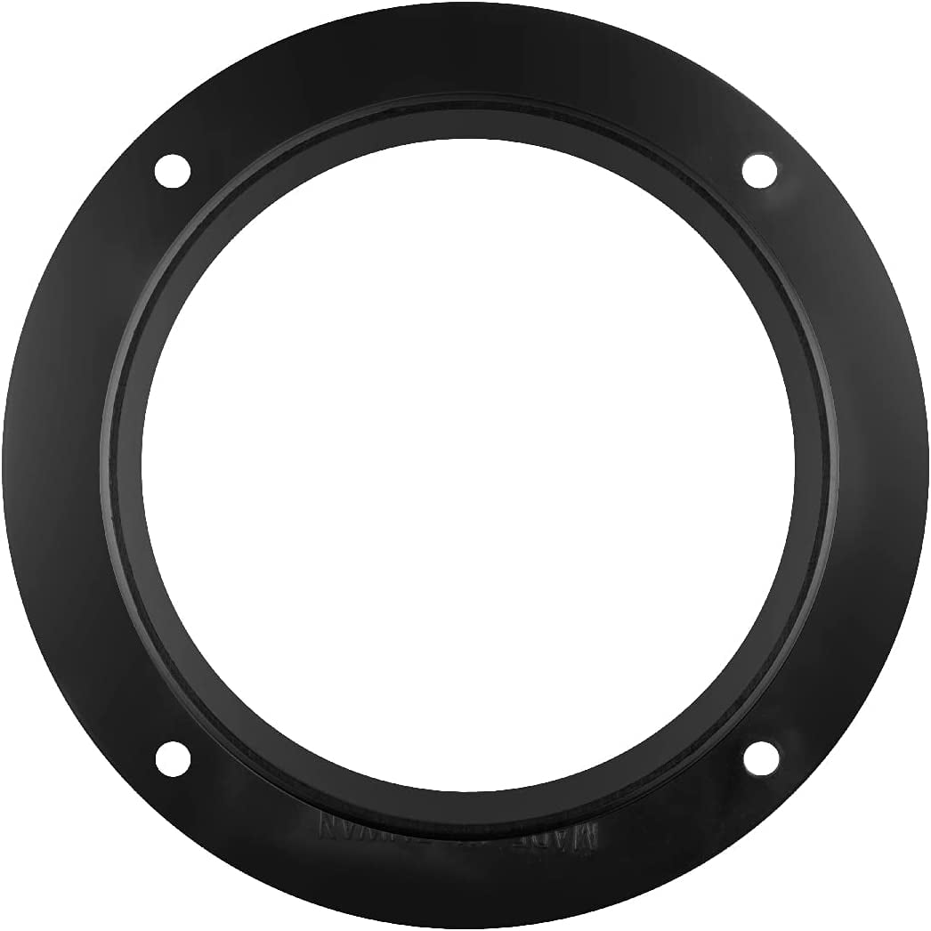 POWERTEC 4PK Inlet Flange, 4 Inch OD Dust Collection Ducting Connector, 70126- P4
