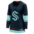 thumbnail image 2 of Women's Fanatics Navy Seattle Kraken Home Breakaway Jersey, 2 of 3
