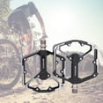 thumbnail image 4 of Pedales de de Montaña, Plana Antideslizante Ligera de 9/16 ", Pedales de Aleación de Aluminio, Rodamiento Sellado, Piezas de Negro DYNWAVEMX pedales de bicicleta de montaña, 4 of 8