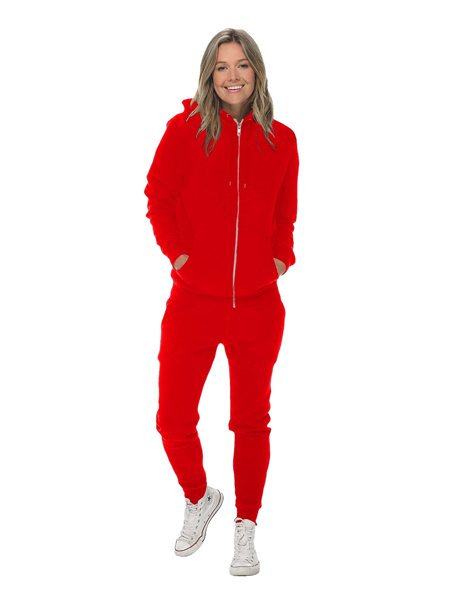 Unisex Hoodie Jogger Red Sweatsuit
