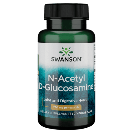 Swanson N-Acetyl D-Glucosamine (N-A-G) 750 mg 60 Veggie Capsules