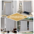 thumbnail image 5 of Vintage Blue Striped Shower Curtain - Water Repellent Fabric Shower Curtains Washable, Farmhouse Stripes Aesthetics Decorative Polyester Cloth Bathroom Curtains Modern Bath Decor 72"x84", 5 of 8