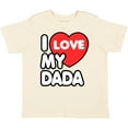 thumbnail image 3 of Inktastic I Love My Dada Boys or Girls Toddler T-Shirt, 3 of 5