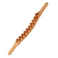 thumbnail image 1 of Herramienta de masaje de madera con raspado Gua Sha, masaje y relajación, longitud 58 cm, profesional marrón 31 cuentas, 1 of 9
