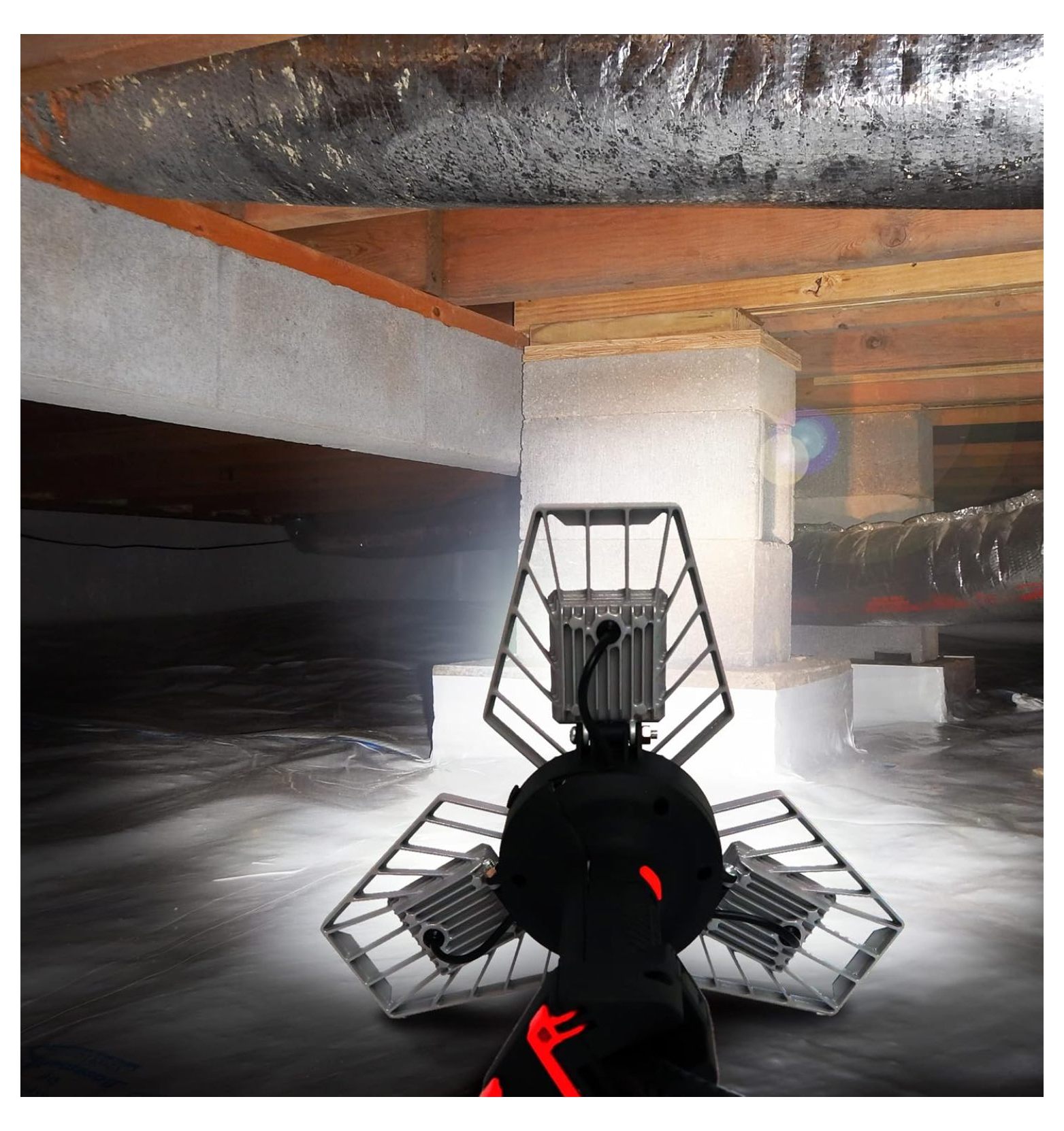 STKR CONCEPT TRiLIGHT ShopLight V2-5000 Lumen Work Light for The Garage, Home, Auto, More…