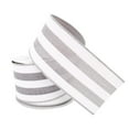 thumbnail image 4 of 12 Pack: 2.5" x 25ft. Faux Linen Wired Thick Striped Ribbon by Celebrate It Decor, 4 of 4