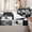 Gray Black, variant on Erosebridal Camo Flag Deer Silhouette Zipper Twin Comforter Sets with Fitted Sheet and 2 Pillowcases,Birch Tree Star Stripe Accent Zipper Bedding Set,Navy Green,4-Piece,Black Reversible