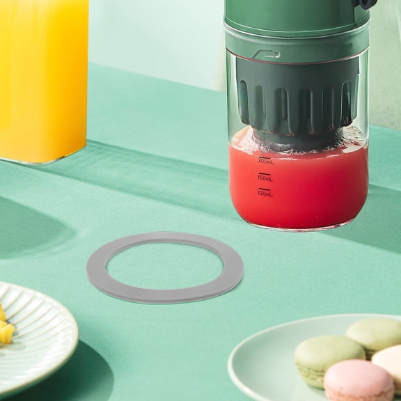 TINKSKY 4-Pack Light Grey Rubber Seal Replacement Gaskets for Blender Sealing, and Leak-Proof