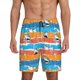 thumbnail image 1 of Balery Shark On Line Pantalones cortos de pijama de punto de algodón para hombre con cinturilla y bolsillos-4X-Large, 1 of 6