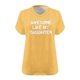 thumbnail image 4 of Fiudx Ofertas Relámpago Camiseta Deportiva de Verano de Gran Tamaño con Cuello En V y Manga Corta para Mujer, 4 of 4
