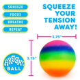 thumbnail image 4 of Stress Ball Power Your Fun Arggh Rainbow Giant para adulto, 4 of 6
