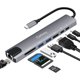 thumbnail image 1 of Usb C Hub Celkey 8 en 1 Tipo c Adaptador con 4K HDMI, Ethernet, 87W PD, 1 of 1