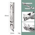 thumbnail image 2 of Nail Clippers for Men, Foldable Double Sided Nail Clipper Tool, 2 of 7