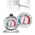 Refrigerator Thermometer, Two Pack Fridge Thermometer Stainless Steel