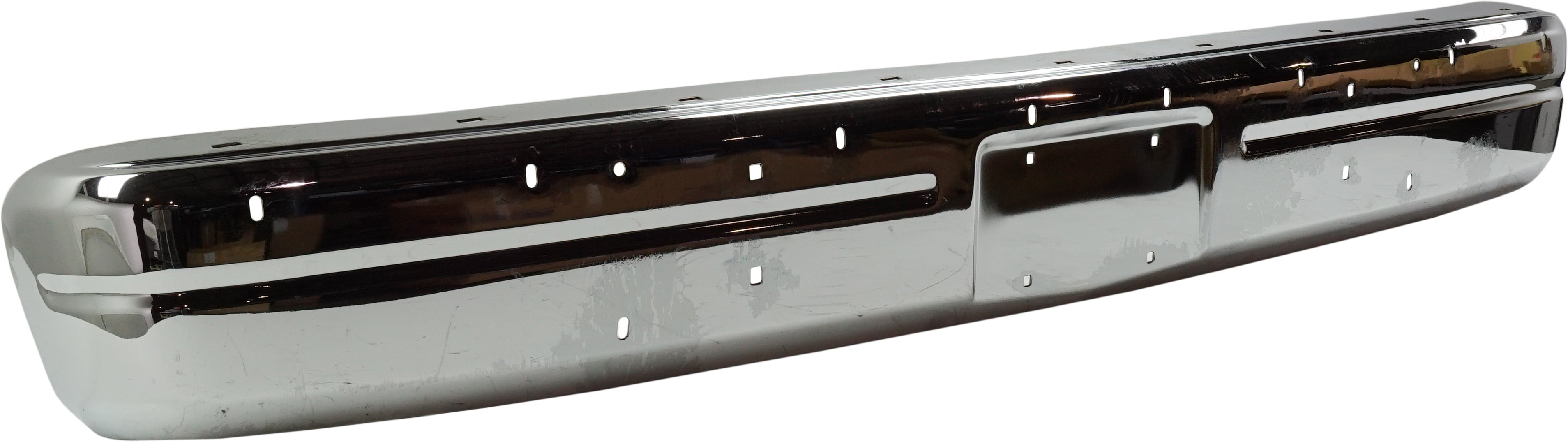 Replacement D010902 Bumper Compatible with 1991-1993 Dodge D150 D250 Front Standard Cab Pickup Chrome