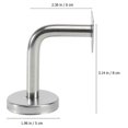 thumbnail image 4 of 5 Pcs Wall Mounted Clothing Rack Handrail Support Bracket Wall Stair Rail Bracket Banister Bracket Handrail Banister Support, 4 of 4
