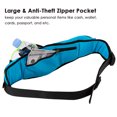 thumbnail image 3 of Sports Waist Pack Bag Running Belt Fanny Pack with Water Bottle Holder for Men Women Outdoors Walking Running, Fit 6.5 inch Smartphones, 3 of 7