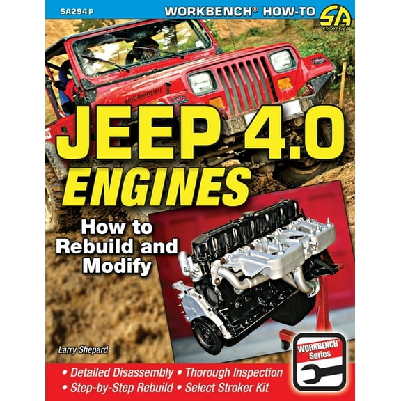 Jeep 4.0 Engines: How to Rebuild and Modify, (Paperback)