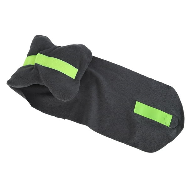Almohada para el cuello para la siesta, protección suave de la columna cervical, cómoda almohada de viaje con bufanda para avión, coche, oficina, gris