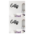 thumbnail image 1 of Ounissouiy Coffee and Tea Bar Sign Metal Hanging Plaque for Farmhouse Decor 2piezas 30x18CM, 1 of 1