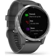 thumbnail image 2 of Garmin vivoactive 4 Smartwatch (45mm,Silver/Shadow Gray Band with Charging Base Spotify, Music,Garmin Pay, Body Monitori, 2 of 7