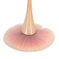 thumbnail image 3 of Brocha de maquillaje individual portátil, brocha para polvos esponjosa, cepillo para quitar el polvo de manicura suave, oro rosa, 3 of 8