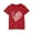 Red, variant on Nskgu Girls T Shirts Kids Summer Crewneck Short Sleeve Tops Blouse Tees Loose Tunic Tops Heart Printed T Shirts Tops 3-14 Years