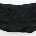 thumbnail image 4 of HUPOM Men'S Underwear Underwear For Men Pack Low waist Drop Waist Solid Boxer Briefs Black S, 4 of 4