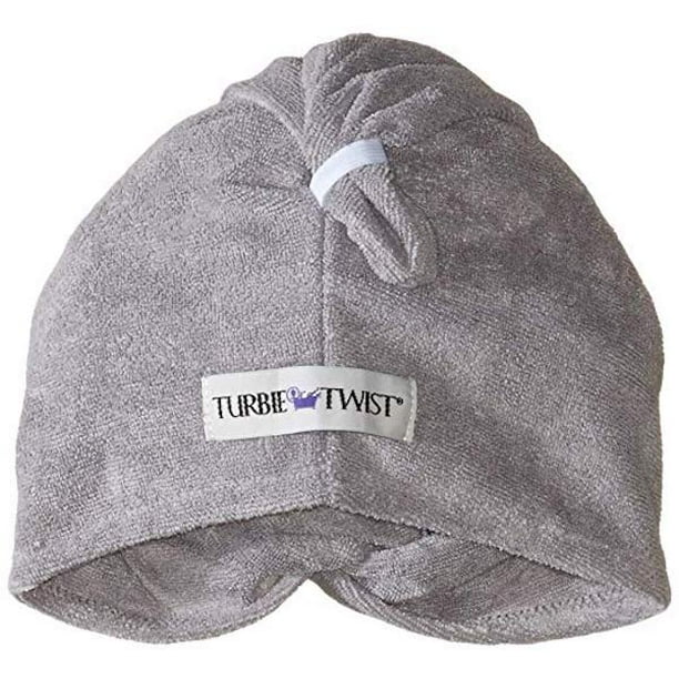 Turbie Twist Microfiber Hair Towel Wrap [2 Pack] ??? SolidGray and