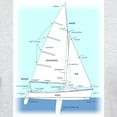 thumbnail image 3 of CafePress - SAILBOAT DIAGRAM (Technical Design) Light T Shirt - Men's Classic Graphic T-Shirt, 3 of 4