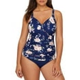thumbnail image 6 of Azura Womens Botanica Underwire Tankini Top F-Cups Style-SS11564F, 6 of 6