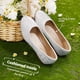thumbnail image 4 of Zapatos DREAM PAIRS MUY Ballerinas Slip-On para Niñas Talla 5, 4 of 6