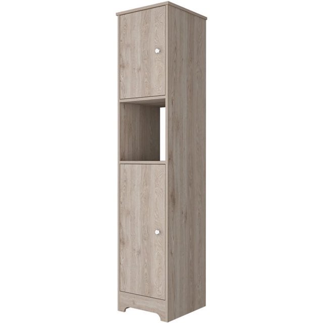 RST Brands Pignon Armoire en Lin MDF en Placage Gris