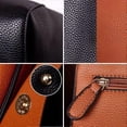 thumbnail image 3 of Womens Large Leather Bucket Tote Bag Bucket Tote Purse Top Handle Satchel Purses and Handbags for Women, 3 of 4