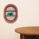 thumbnail image 3 of Estante de exhibición de madera para pared, organizador para colgar en la pared, estante de almacenamiento de pared de forma ovalada, 3 of 6
